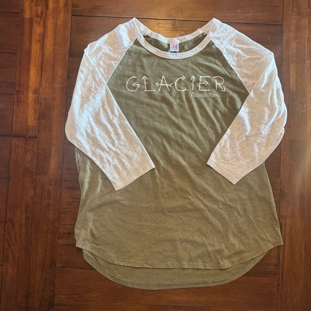 Women’s Glacier National Park Shirt Prairie Mtn Montana Size XXL Arrow Native
